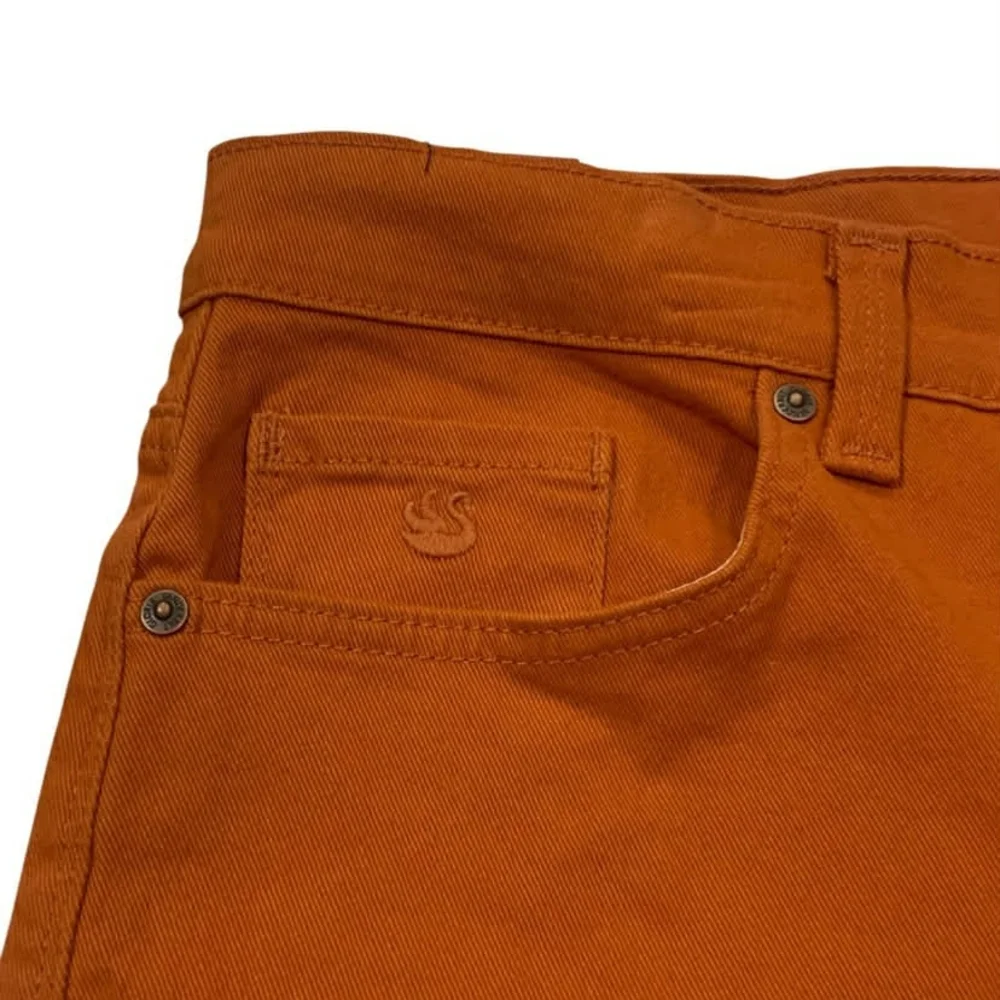Gloria Vanderbilt Amanda Jeans 18 Average Terracotta Orange Slimming‎ Tapered